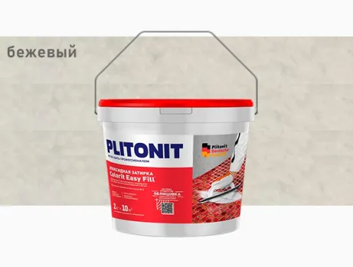PLITONIT Colorit EasyFill КАКАО - 2 эпоксидная затирка для межплиточных швов и реактивный клей для плитки купить в Санкт-Петербурге