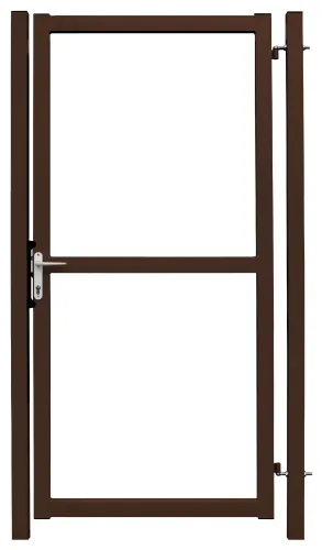 Калитка Colority Zinc Lock 1500х1000мм 8017 коричневый Grand Line купить в Санкт-Петербурге
