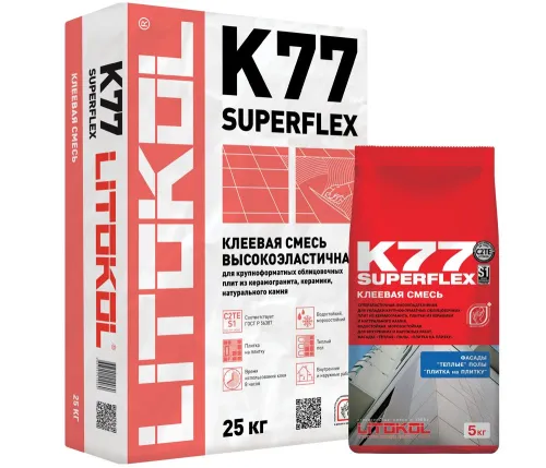 SUPERFLEX K77 Суперэластичная клеевая смесь  купить в Санкт-Петербурге
