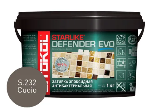 Starlike Defender EVO эпоксидная затирочная смесь WARM купить в Санкт-Петербурге