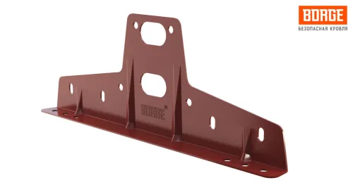 Снегозадержатель трубчатый BORGE для металлочерепицы/профлиста/битумной черепицы 3м, матовый купить в Санкт-Петербурге