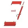 Velux EKS 0002E MK06 78х118см центральный элемент оклада для комбинации из трёх окон горизонтально для плоской кровли купить в Санкт-Петербурге