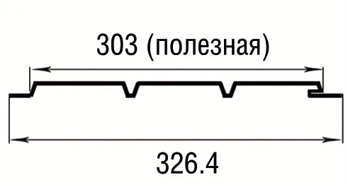 Софит с центральной перфорацией aquAsystem 0.45мм Zn140 ПЭ гладкий 2.4м купить в Санкт-Петербурге
