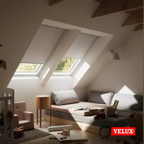 Штора блэкаут Velux DKL 1025 (белый) MK06 78*118см Велюкс Сиеста купить в Санкт-Петербурге