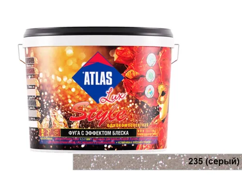 ATLAS LUX STYLE Затирка для швов с эффектом блеска 235 купить в Санкт-Петербурге