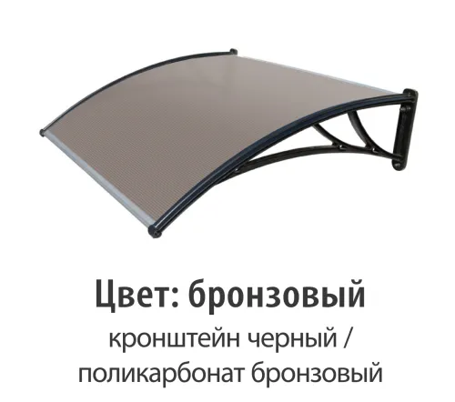 Козырек защитный Krovent КЧ-ПБ 1500 мм купить в Санкт-Петербурге
