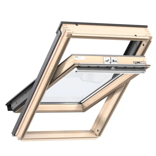 Мансардное окно Velux (Велюкс) GLL CK02 1061 55х78 см (ручка сверху) деревянное двухкамерное купить в Санкт-Петербурге
