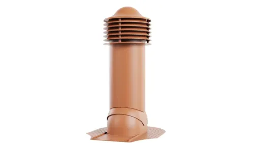 Труба вентиляционная для мягкой кровли (при монтаже) 150/650 (утепленная) купить в Санкт-Петербурге