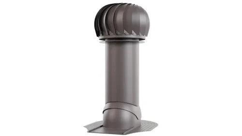 Роторная вентиляция для мягкой кровли при монтаже 125/650 (утепленная) купить в Санкт-Петербурге