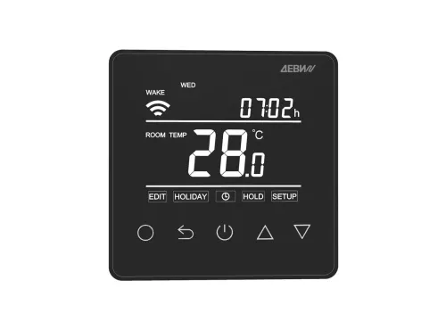 Терморегулятор ДЕВИ Prime c Wi-Fi, с комбинацией датчиков, черный, 16А купить в Санкт-Петербурге