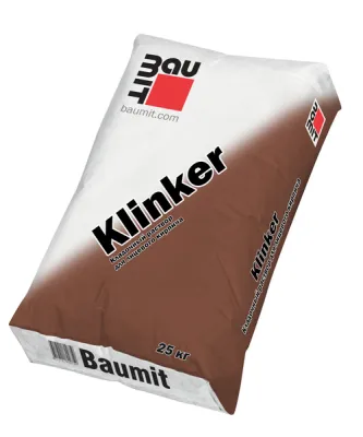 Klinker 25 кг Кладочный раствор для лицевого кирпича Алебастрово-белый купить в Санкт-Петербурге