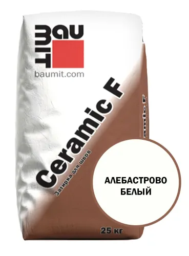 Ceramic F затирка для швов алебастрово-белый 25 кг купить в Санкт-Петербурге
