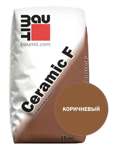 Ceramic F затирка для швов коричневый 25 кг купить в Санкт-Петербурге
