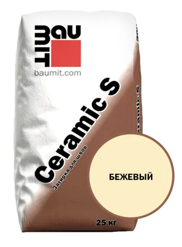 Ceramic S эластичная затирка для швов бежевый 25 кг купить в Санкт-Петербурге