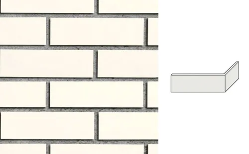 Плитка угловая OSLO perlweiß glatt NF 240x9x71x115мм Roben купить в Санкт-Петербурге