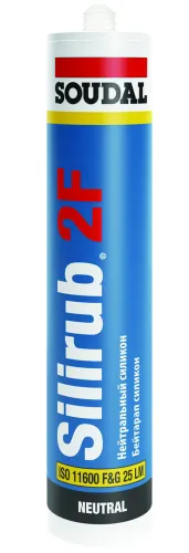 Soudal Silirub 2F серый 300мл нейтральный силиконовый герметик купить в Санкт-Петербурге