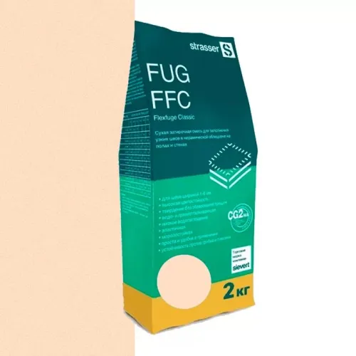 FUG FFC 15 Сухая затирочная смесь для узких швов, абрикосовый (1 - 6 мм) strasser купить в Санкт-Петербурге