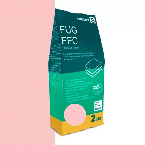 FUG FFC 20 Сухая затирочная смесь для узких швов, розовый (1 - 6 мм) strasser купить в Санкт-Петербурге
