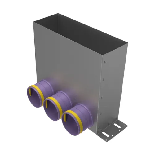 Пленум напольный на 3 выхода VPF 125/75x3 Provent
(Комплектуется без фланцев. Фланцы/заглушки необходимо докупать дополнительно) купить в Санкт-Петербурге