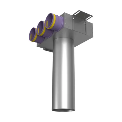 Пленум потолочный/настенный круглый на 3 выхода VPSL 125/75x3 (L=400мм) Provent
(Комплектуется без фланцев. Фланцы/заглушки необходимо докупать дополнительно) купить в Санкт-Петербурге