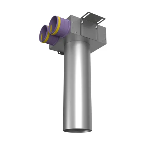 Пленум потолочный/настенный круглый на 2 выхода VPSL 125/75x2 (L=400мм) Provent
(Комплектуется без фланцев. Фланцы/заглушки необходимо докупать дополнительно) купить в Санкт-Петербурге