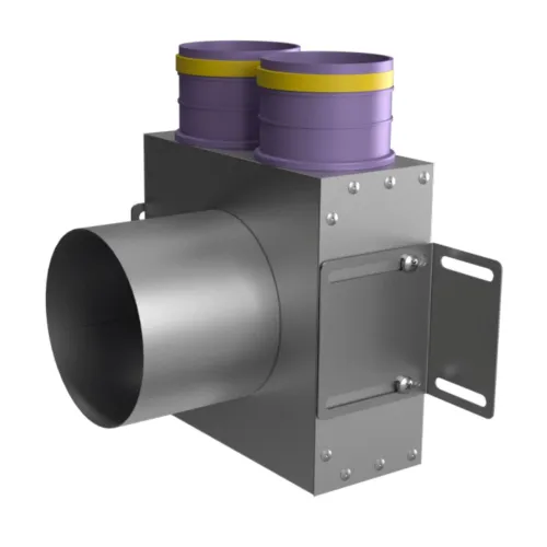 Пленум потолочный/настенный круглый на 2 выхода VPS 125/75x2 Provent
(Комплектуется без фланцев. Фланцы/заглушки необходимо докупать дополнительно) купить в Санкт-Петербурге