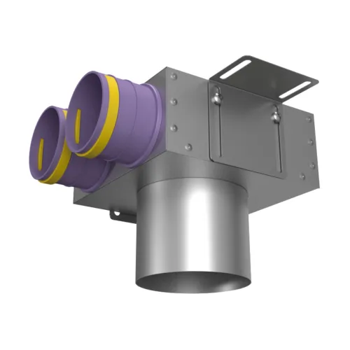 Пленум потолочный/настенный круглый на 2 выхода VPS 125/75x2 Provent
(Комплектуется без фланцев. Фланцы/заглушки необходимо докупать дополнительно) купить в Санкт-Петербурге