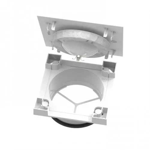 Регулируемый клапан вытяжной алюминиевый с крышкой на магнитах SQair extraction Delux EasyFlex купить в Санкт-Петербурге