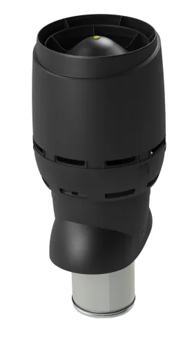 Выход помещений черный XL-200/300/500 (труба с колпаком, шурупы) Vilpe, диаметр - 250 мм купить в Санкт-Петербурге