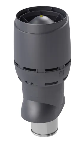 Выход помещений серый XL-200/300/700 FLOW (труба с колпаком, шурупы) Vilpe купить в Санкт-Петербурге