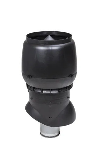 Выход помещений черный XL-160/300/500 (труба с колпаком, шурупы) Vilpe купить в Санкт-Петербурге