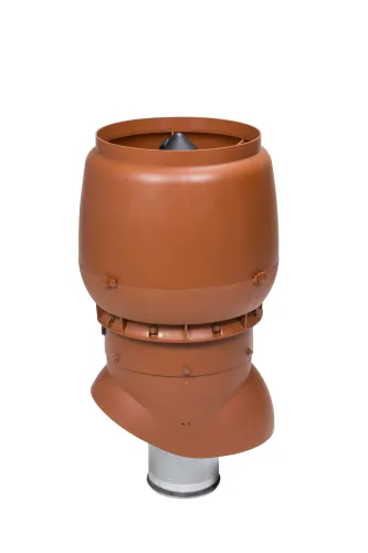 Выход помещений черный XL-160/300/500 (труба с колпаком, шурупы) Vilpe купить в Санкт-Петербурге