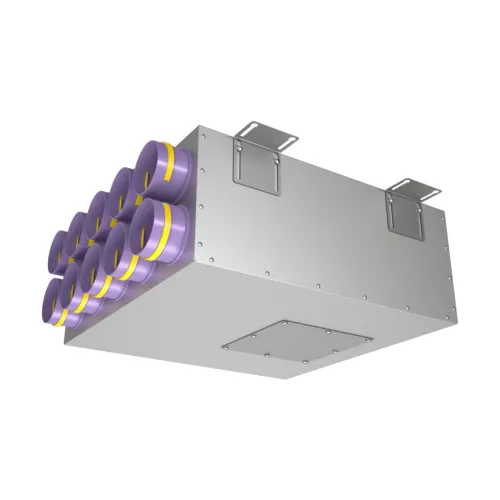 Коллектор металлический на 10 выходов KV 200/90x10 Provent (Комплектуется без фланцев. Фланцы/заглушки необходимо докупать дополнительно) купить в Санкт-Петербурге