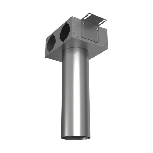 Пленум потолочный/настенный круглый на 2 выхода (L=400мм) VPSL 125/90x2 Provent (Комплектуется без фланцев. Фланцы/заглушки необходимо докупать дополнительно) купить в Санкт-Петербурге