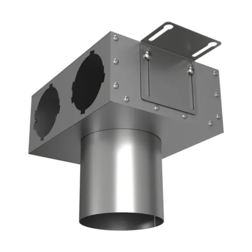Пленум потолочный/настенный круглый на 2 выхода VPS 125/90x2 Provent (Комплектуется без фланцев. Фланцы/заглушки необходимо докупать дополнительно) купить в Санкт-Петербурге