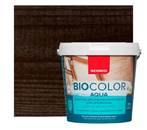 BIO COLOR aqua 0,9л пропитка готовый NEOMID купить в Санкт-Петербурге