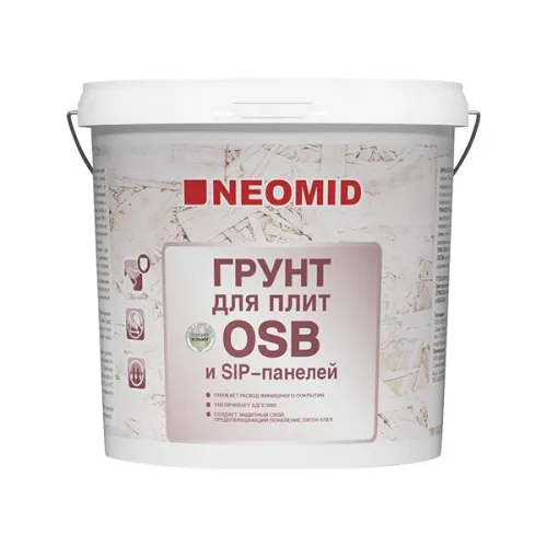 Грунт для плит 7кг OSB готовый NEOMID купить в Санкт-Петербурге