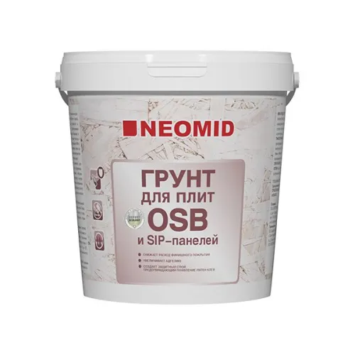 Грунт для плит 1кг OSB готовый NEOMID купить в Санкт-Петербурге