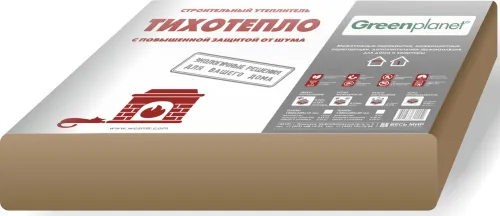 Greenplanet ТихоТепло 10мм, 8.64м2, 0.086м3 (Шелтер) купить в Санкт-Петербурге