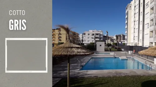 Ступень угловая Esquina Cotto Gris 33х33х1.8 матовая Gres de Aragon купить в Санкт-Петербурге