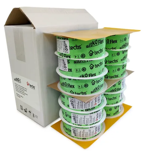 Коробка 12 шт - Скотч односторонний акриловый Tectis Sitko Flex 0.05х25м купить в Санкт-Петербурге