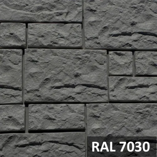RAMO искусственный камень ДОЛОМИТ НД RAL7030 каменно-серый (бетон) 0,77м2/уп купить в Санкт-Петербурге