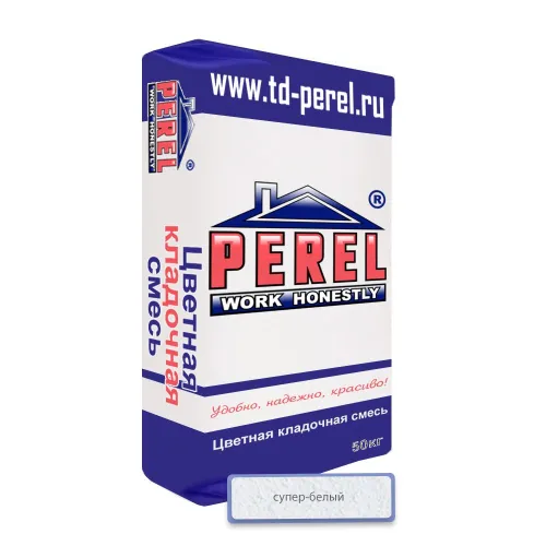 Цветная кладочная смесь Perel NL (лето) 0101 супер-белый 25кг купить в Санкт-Петербурге