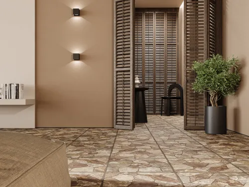 Керамогранит Gracia Ceramica Camelot beige PG 03 камень 450х450х8мм 1,62м2/8шт/уп купить в Санкт-Петербурге