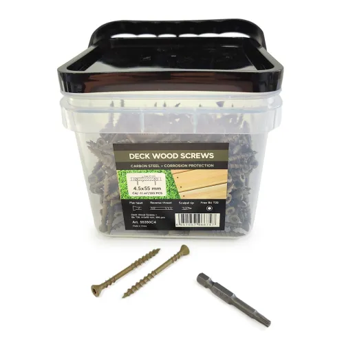 Упаковка саморезов Deck Wood Screws C4 T20 55х4.5 мм 350шт/уп купить в Санкт-Петербурге