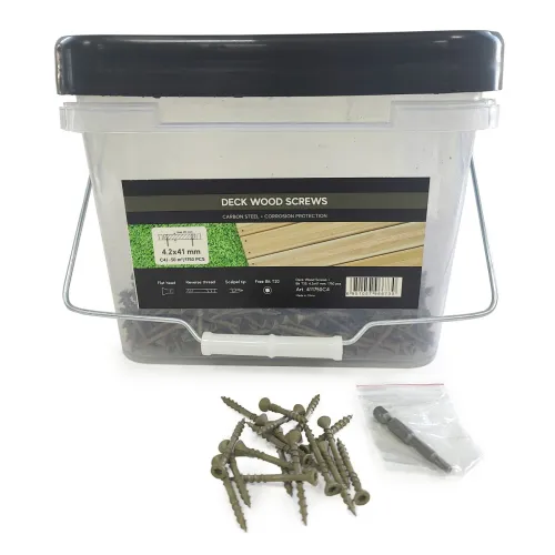 Упаковка саморезов Deck Wood Screws C4 T20 41х4.2 мм 1750шт/уп купить в Санкт-Петербурге