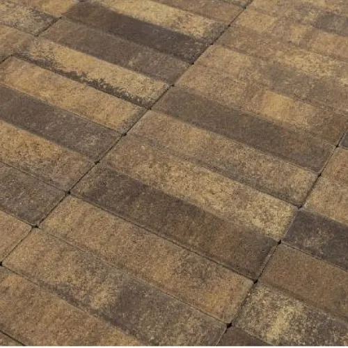 BRAER Тротуарная плитка Прямоугольник ColorMix Каштан 200х100х60мм 12,96м2/пд купить в Санкт-Петербурге