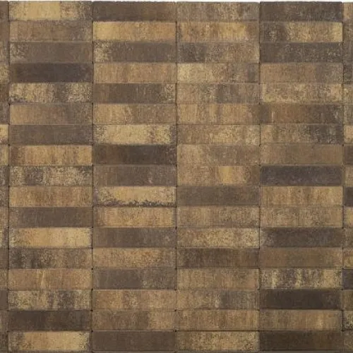 BRAER Тротуарная плитка Прямоугольник Color Mix Каштан 200х100х40мм 19,44м2/пд купить в Санкт-Петербурге