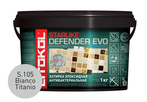 STARLIKE DEFENDER EVO 1кг Эпоксидный состав для укладки и затирки COLD LITOKOL купить в Санкт-Петербурге