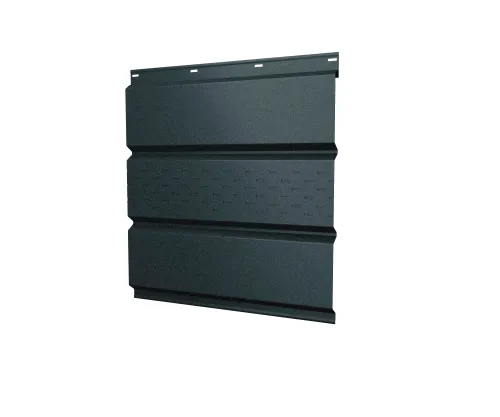 Софит металл центральная перфорация GL 0.50мм Satin (антрацитово-серый) 7016 {длины по спецификации} купить в Санкт-Петербурге